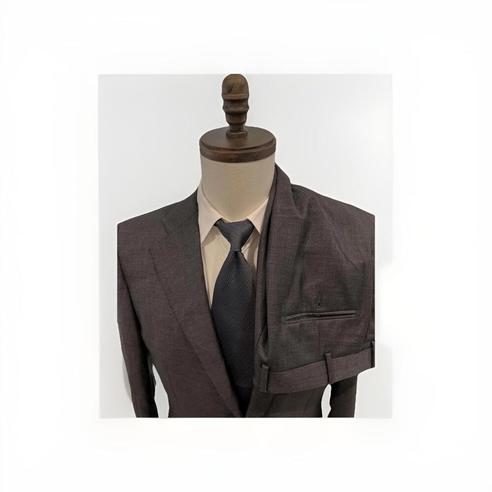 SUITSUPPLY MENS LAZIO CHARCOAL SUPER 110 VITALE BABERIS  44L 34x31 *READ*